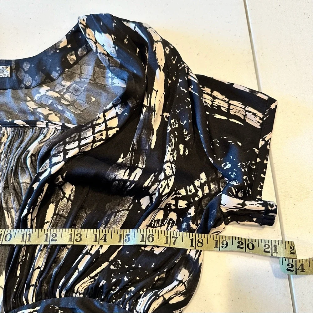 Free People‎ boho Long Robe Cover up tunic blouse snake print small S dress